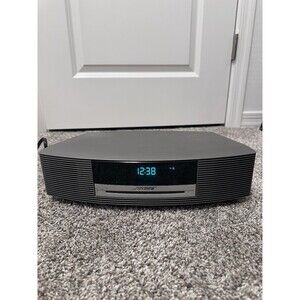 Bose Wave Music System AM/FM CD Player Clock Radio AWRCC1 Gray